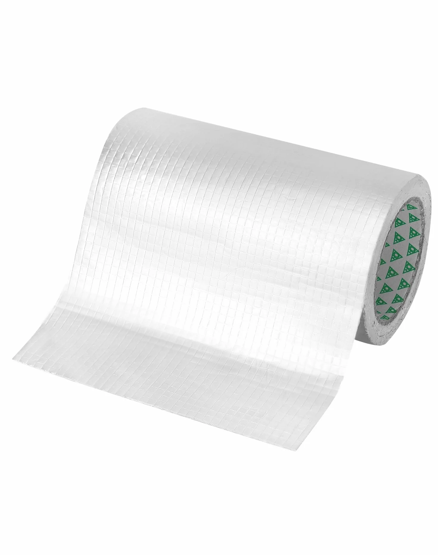 QWORK® 20cm x 5m Mocno klejąca taśma butylowa, wodoodporna taśma aluminiowa, do naprawy RV, uszczelnianie rur kanalizacyjnych, naprawa pęknięć dachowych