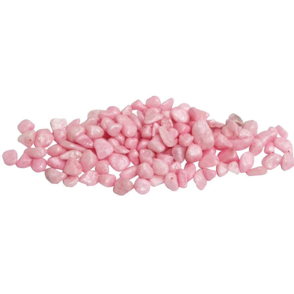 Amtra Fluo Żwir dekoracyjny do akwarium, ceramiczny żwir dolny, do akwarium słodkowodnego i słonowodnego, bez kurzu, różowy, 350 g