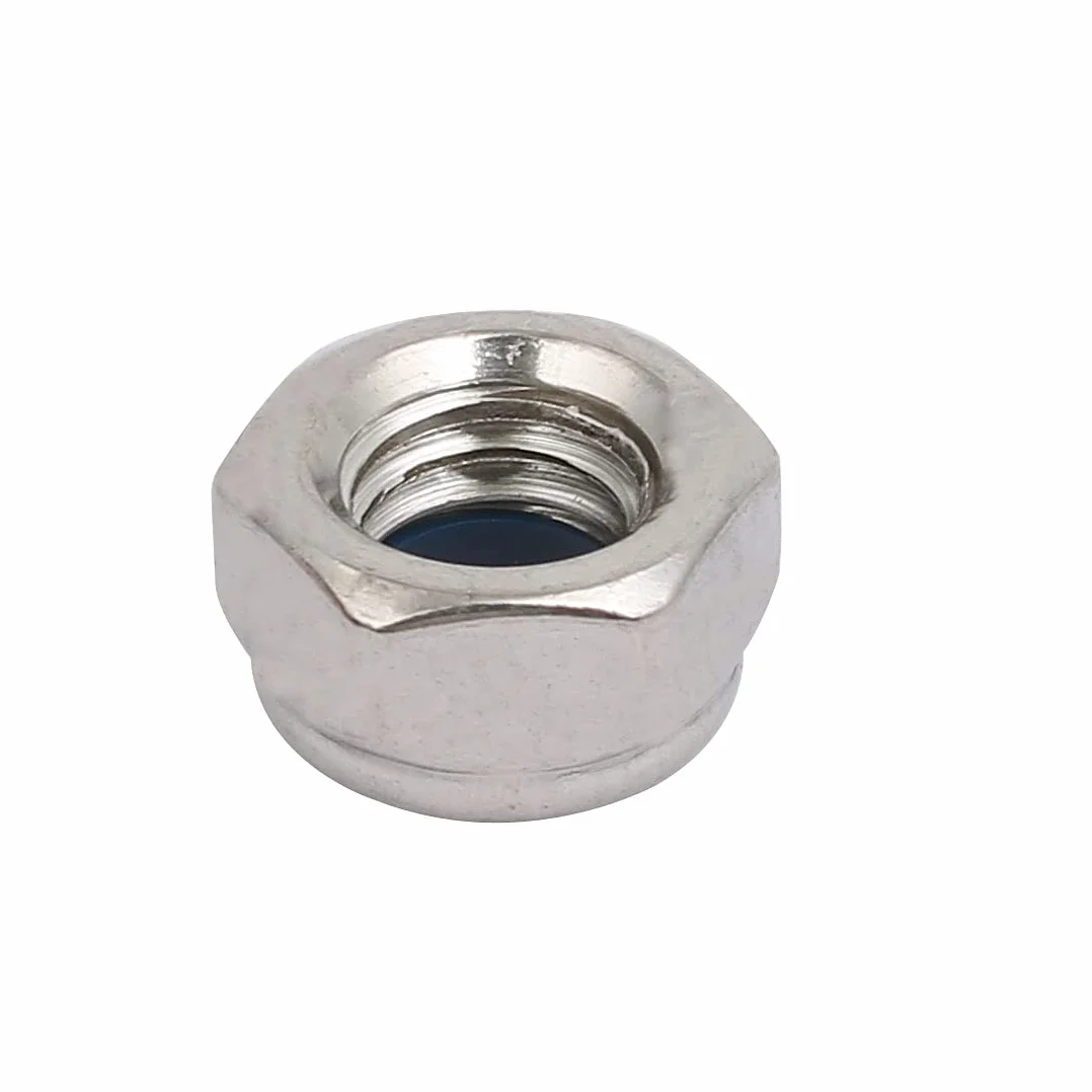 sourcing map 8 szt. lewa ręka nakrętki zabezpieczające 304 stal szlachetna gwint metryczny M8 x 1,25 mm de