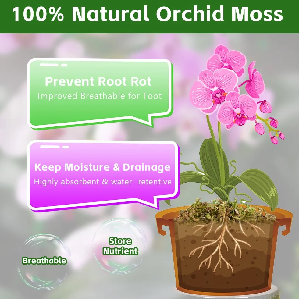 ãOFFCUP 500 g premium mchu torfowcowego do terrarium, naturalny mech terrarium, cegła do gadów, torfowca, do storczyków, roślin mięsożernych, sukulentów, kwiatów ogrodowychÓ