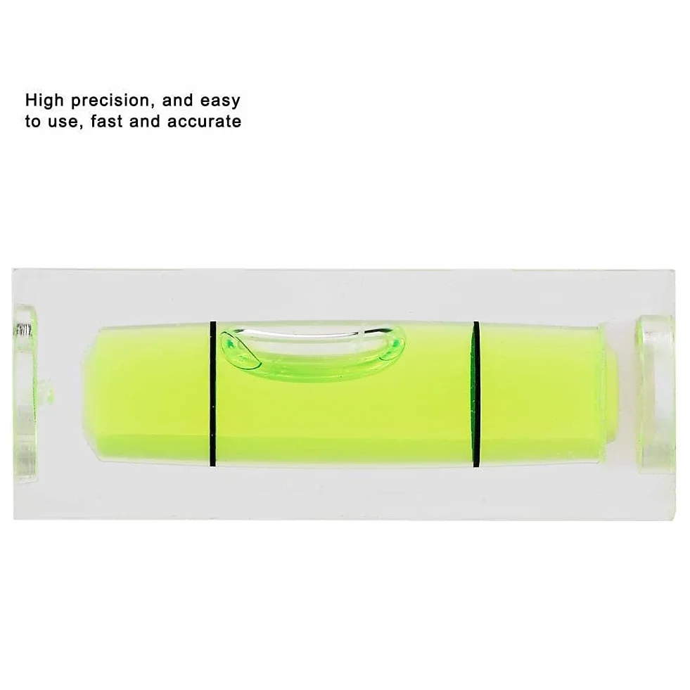 Mini poziomica kwadratowa 15×15×40 mm Bubble Spirit Level precyzyjna do aparatu kempingu