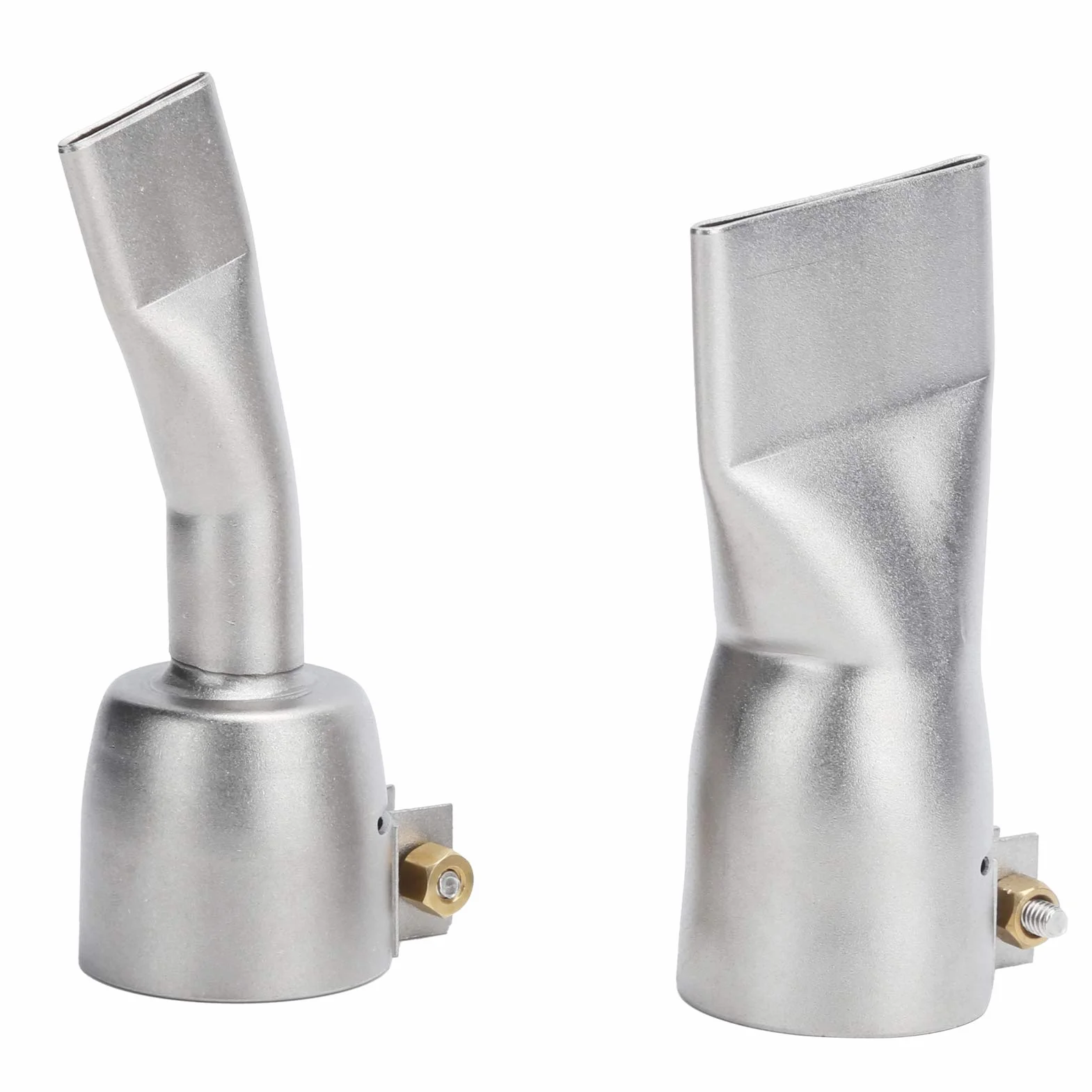 Płaska dysza do pistoletu na gorące powietrze 20 mm 40 mm ze stali nierdzewnej 2 sztuki
