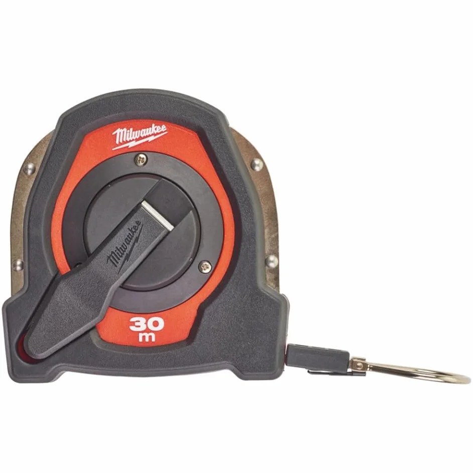 Milwaukee 48225103 - Zamknięta długa taśma (30 m, szerokość 9,5 mm), czerwony kolor