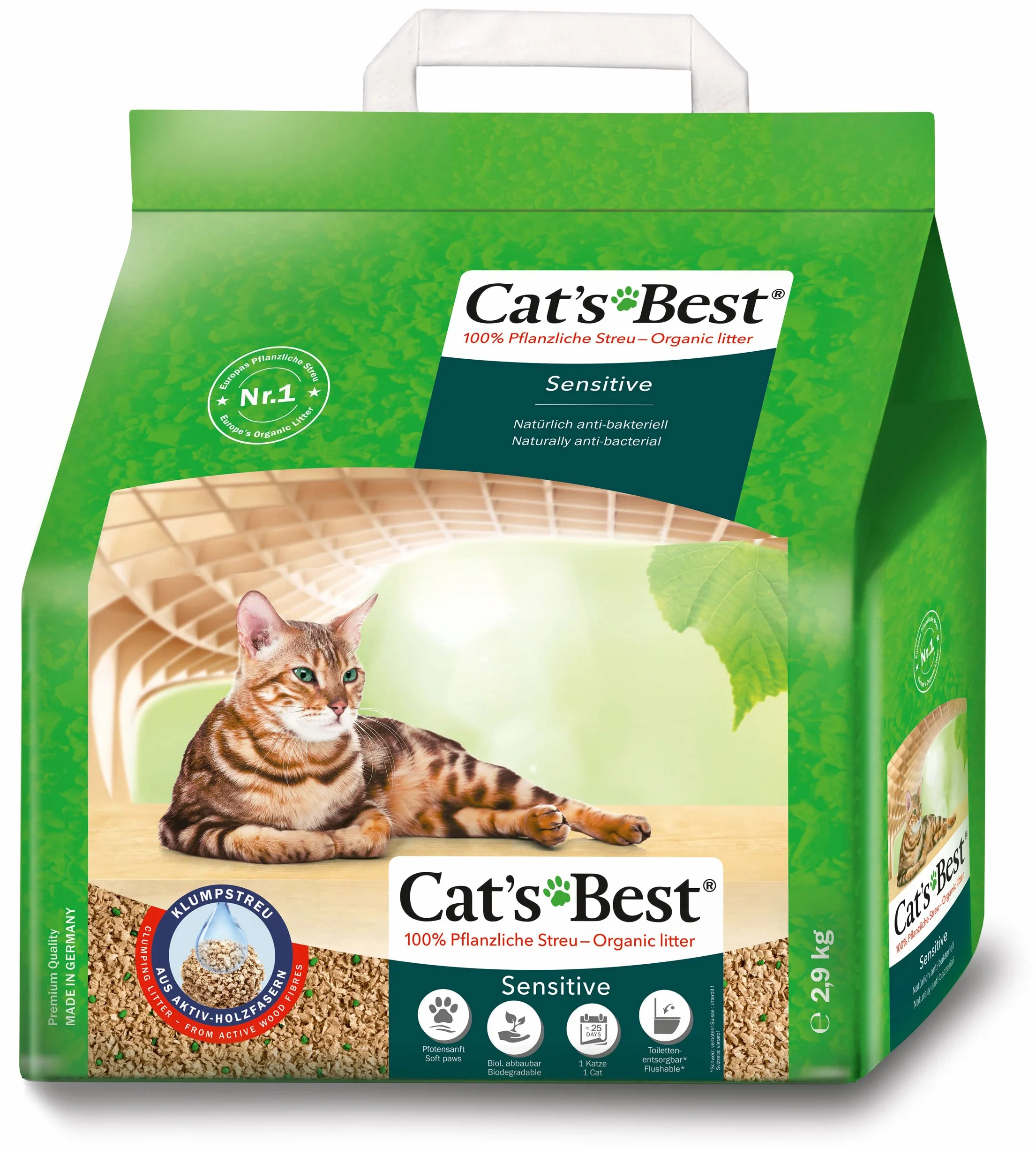 Cat'S Best Sensitive Żwirek dla Kota, 8 l