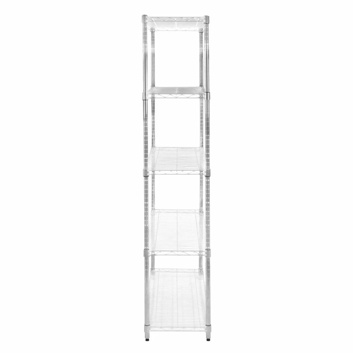 Półka druciana metalowa 1000 kg 45x120x180 cm srebrny chrom