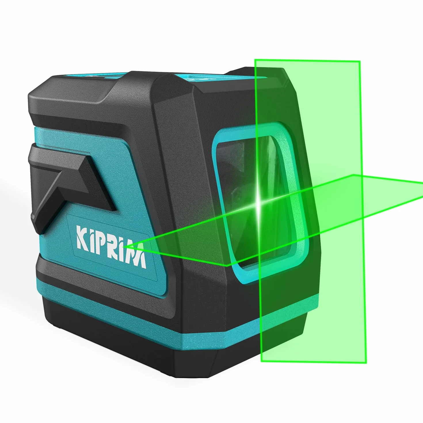 Poziomica Lserowa, Kiprim LV8 Cross Line Green o zwiększonej widoczności, regulowana jasność, tryb ręczny/autonomiczny/impulsowy, baterie i torba transportowa w zestawie