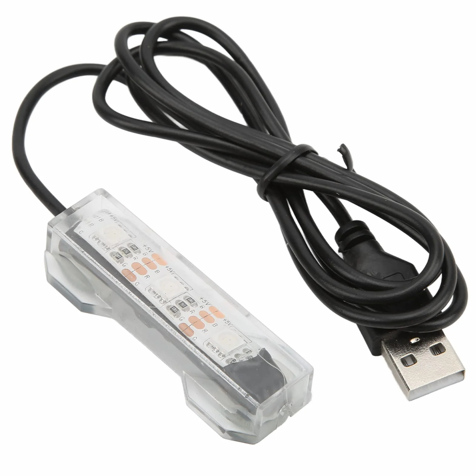 Światło akwarium LED USB z pilotem zdalnego sterowania, miękkie światło akwarium z pilotem USB światło akwarium łatwe w użyciu dla małych akwariów dla (zdalne światło