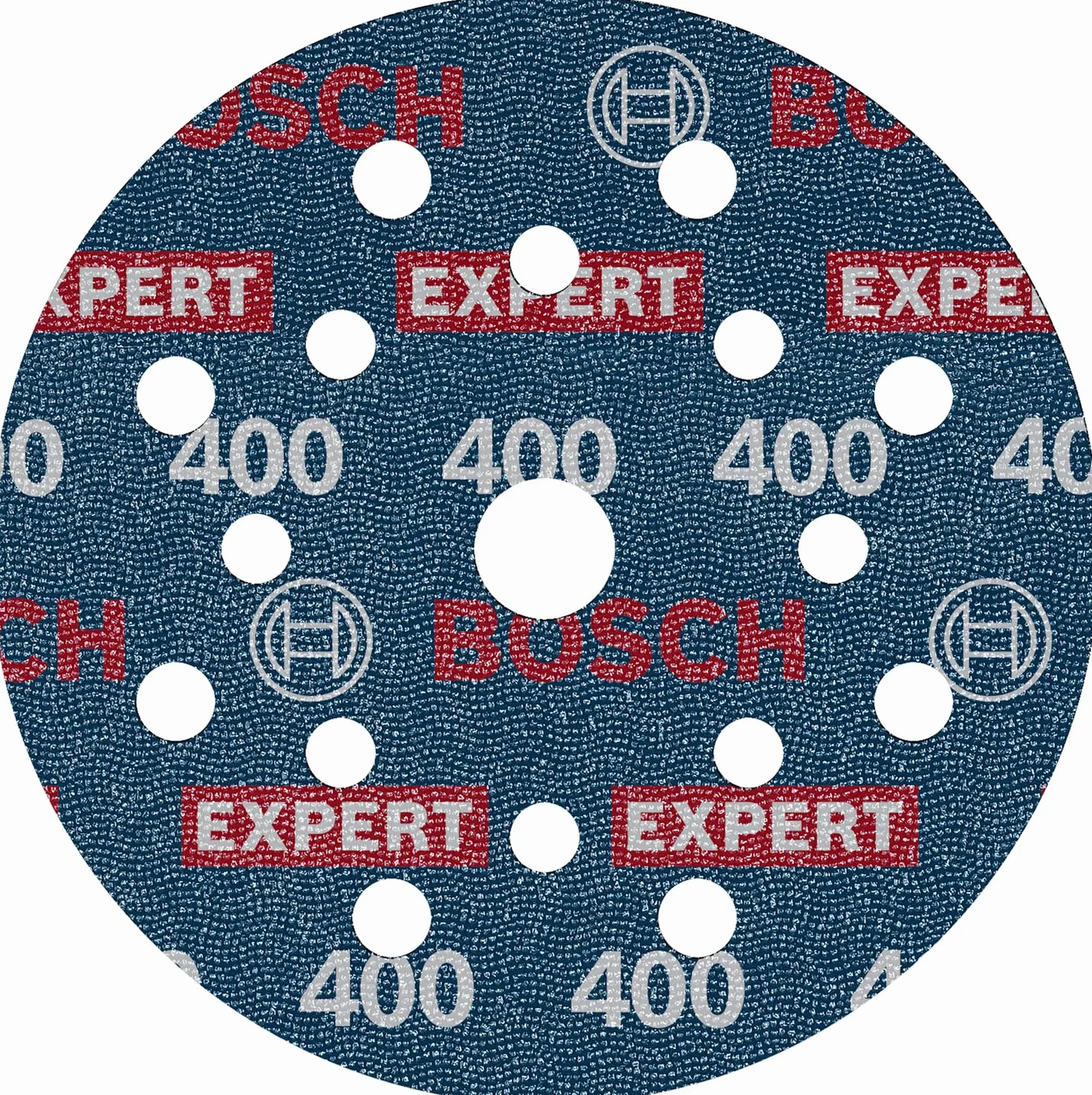 Bosch 50x EXPERT O780 tarcza szlifierska do folii, 125 mm (do twardego drewna, farba na drewnie, Ø 125 mm, ziarnistość 400, profesjonalne akcesoria szlifierka mimośrodowa)