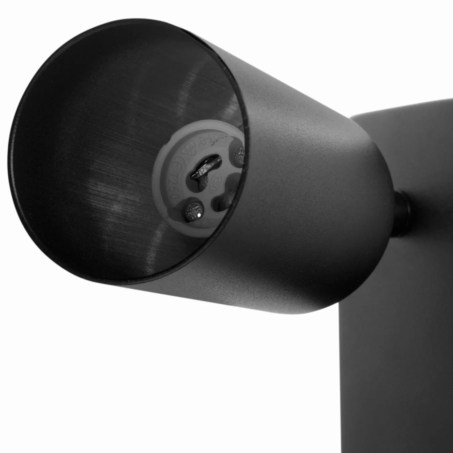 Maclean MCE369 lampa ścienna GU10 z przełącznikiem maks. 40 W | obrotowy punkt | nowoczesne wzornictwo do salonu, sypialni i korytarza | 55 x 100 mm (czarna, bez żarówek)