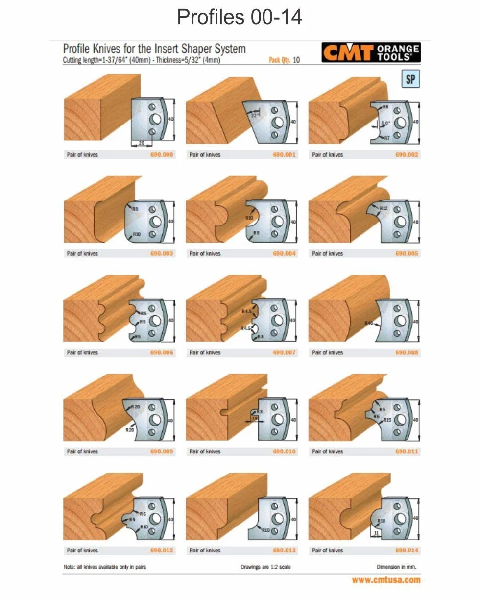 CMT 690,076 Par cuchillas kss 40 x 4 mm