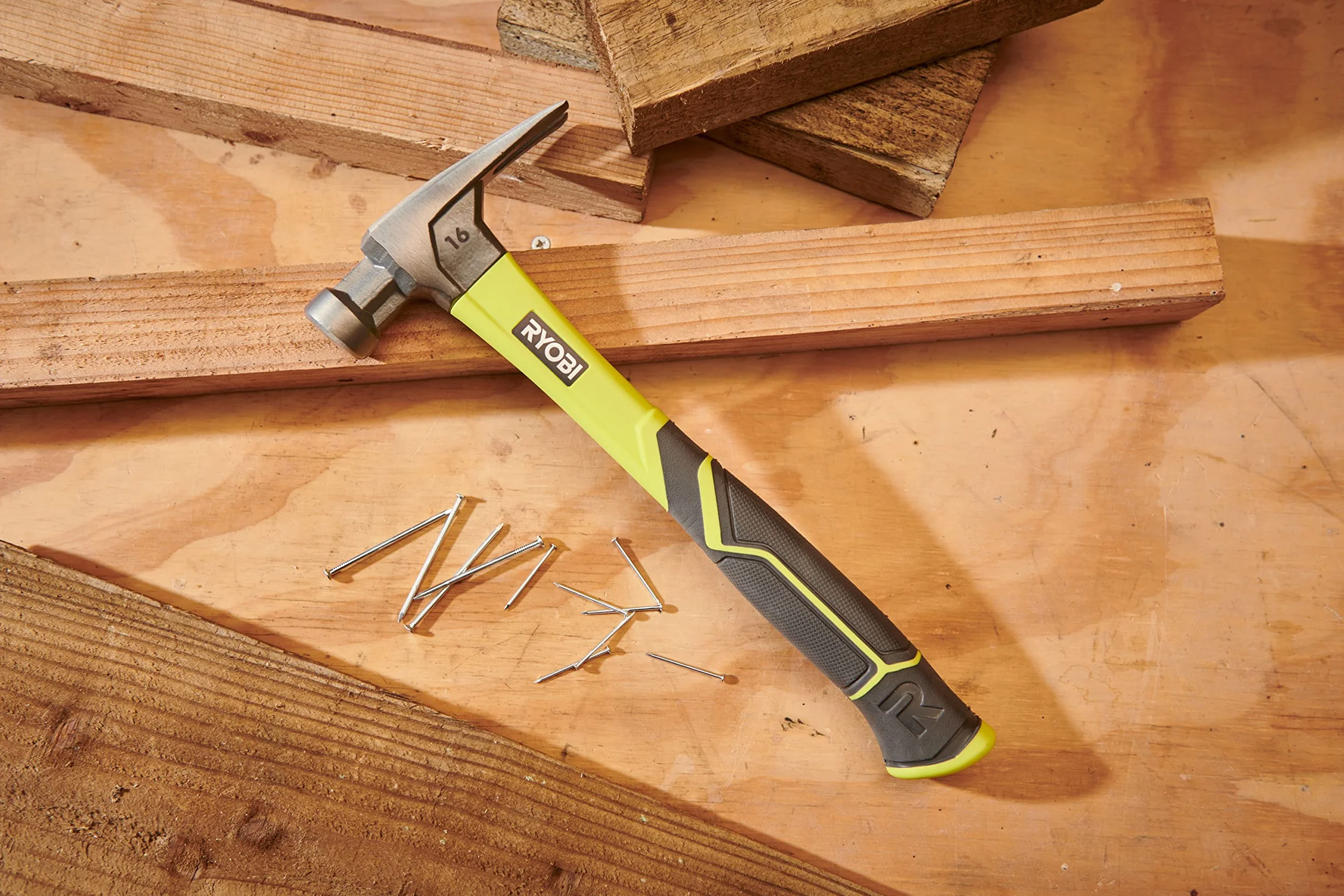 Ryobi RH16FSS Młotek Ramowy, 473 ml Zielony, Czarny
