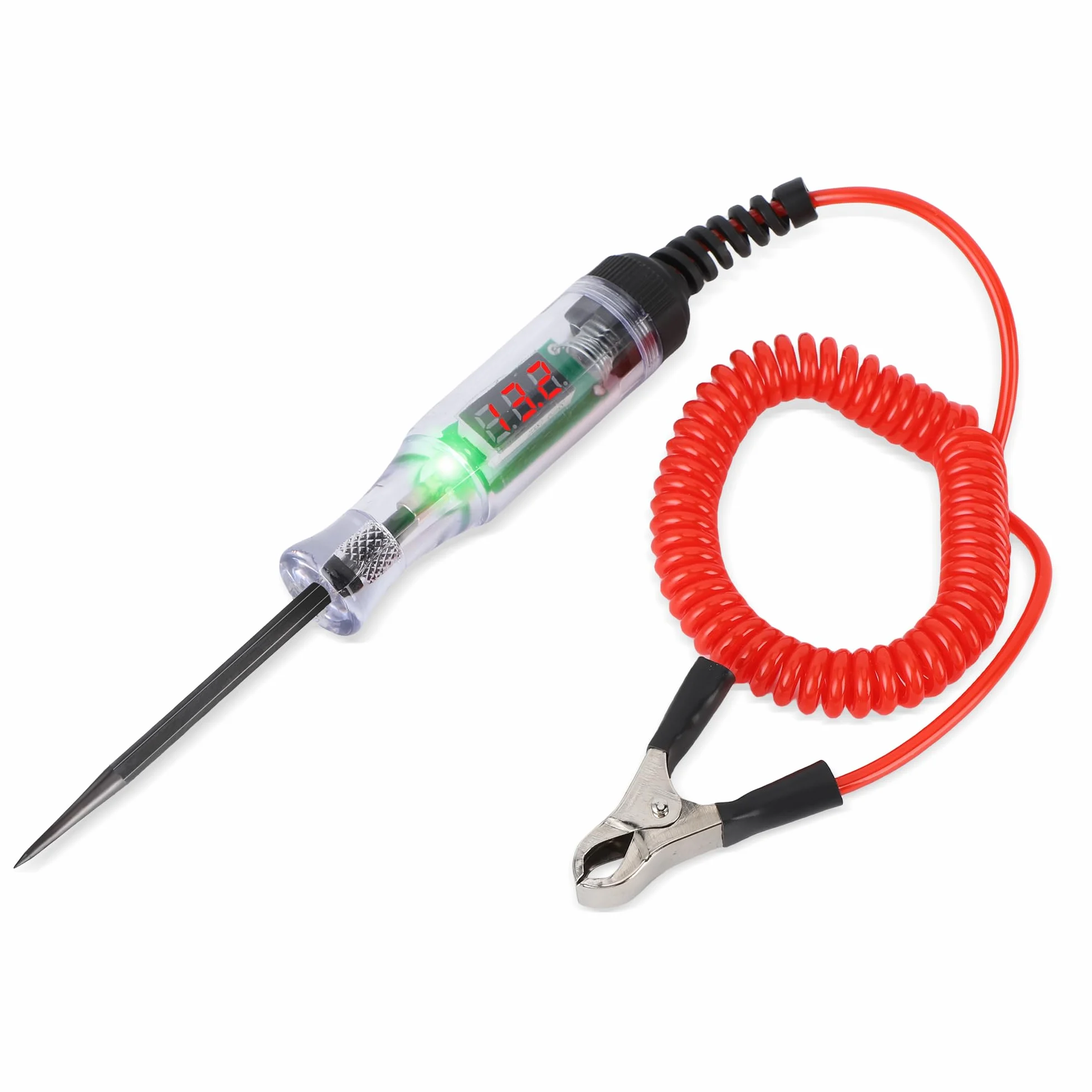 Tester obwodu samochodowego DC 6 V 12 V 24 V 36 V, elektryczny tester izolacji zakresu DC3-36V, elastyczny kabel do testu samochodowego do tetera LED