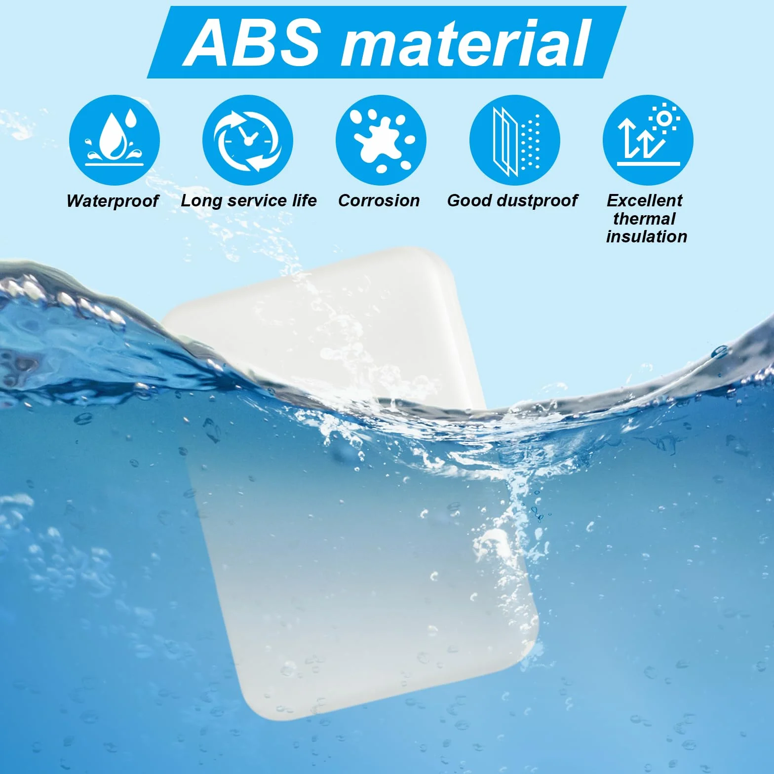 4 sztuki puszka rozgałęźna 55x35x15mm, puszka rozdzielacza zewnętrzna wodoodporna, puszka rozgałęźna natynkowa, ABS, biała