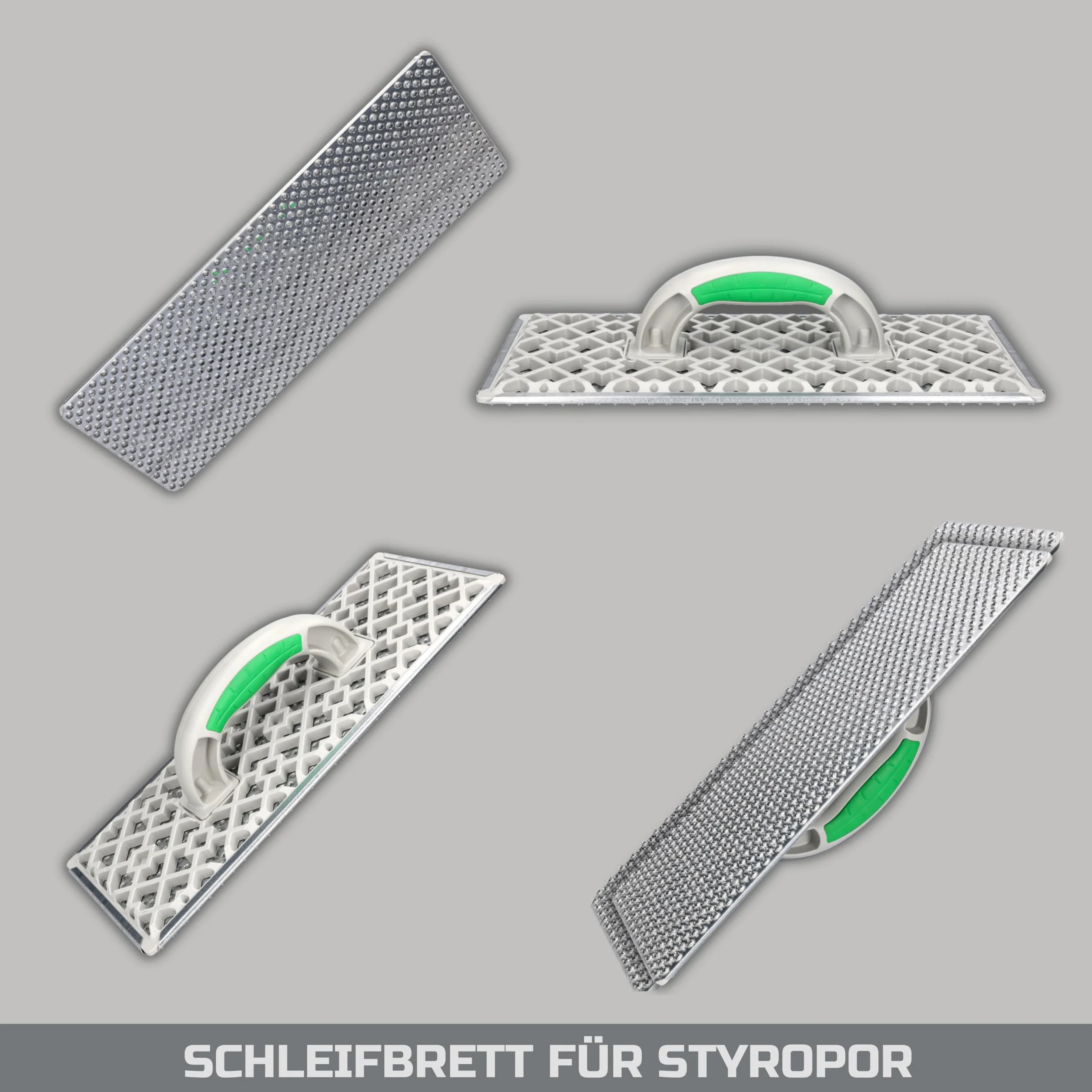 ToolSpace Profesjonalna Paca Szlifierska do Styropianu – Tarka Przelotowa 160x380 mm – Ręczna Paca do Szlifowania i Obróbki Styropianu – Wykonana z Ocynkowanej Stali - Odporna – Uchwyt Ergonomiczny