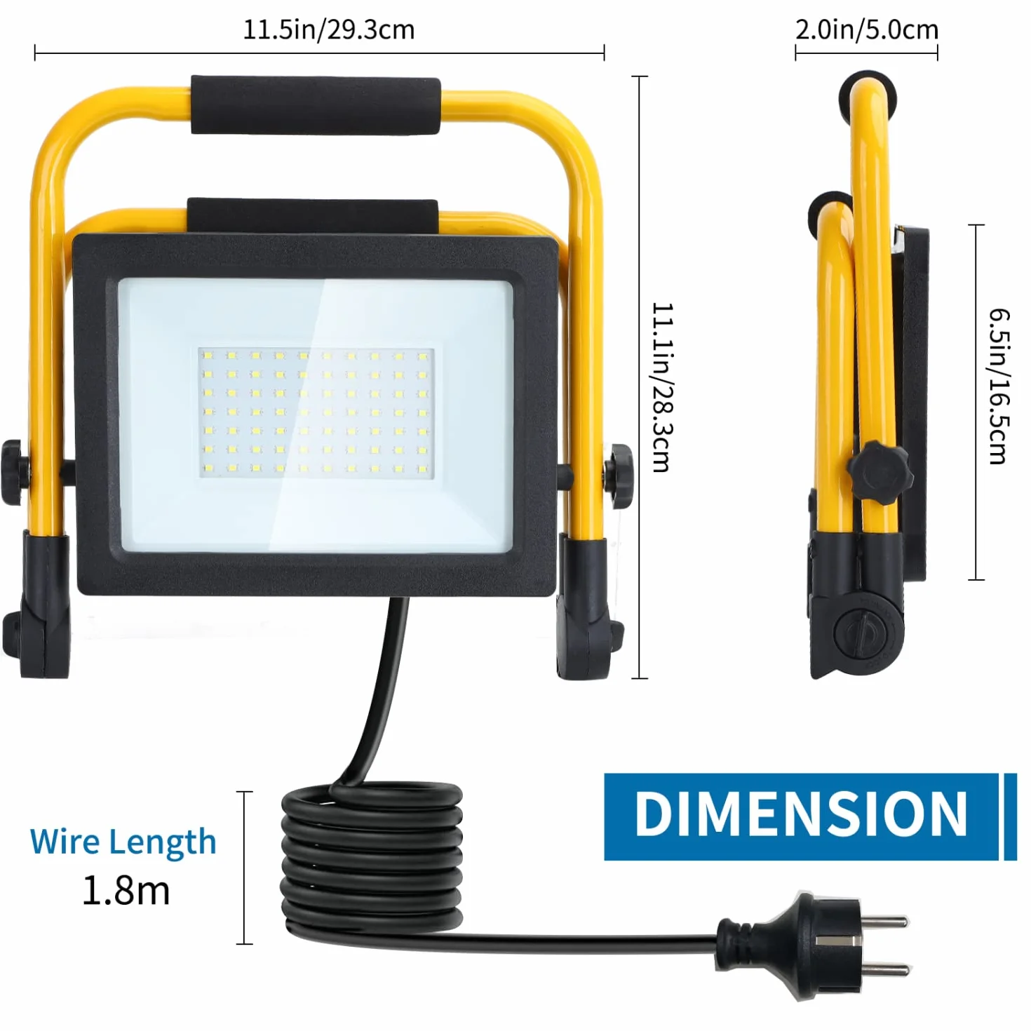 Aigostar Naświetlacz LED 50W 4480lm 6500K 230V