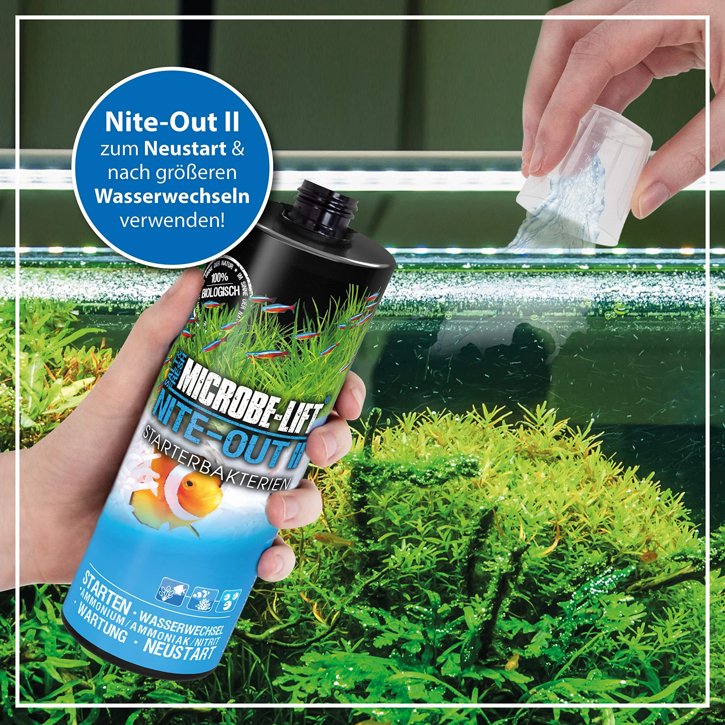 Microbe-Lift Nite-Out II Wysoce aktywne bakterie startowe do akwarium morskiego i słodkowodnego 236 ml