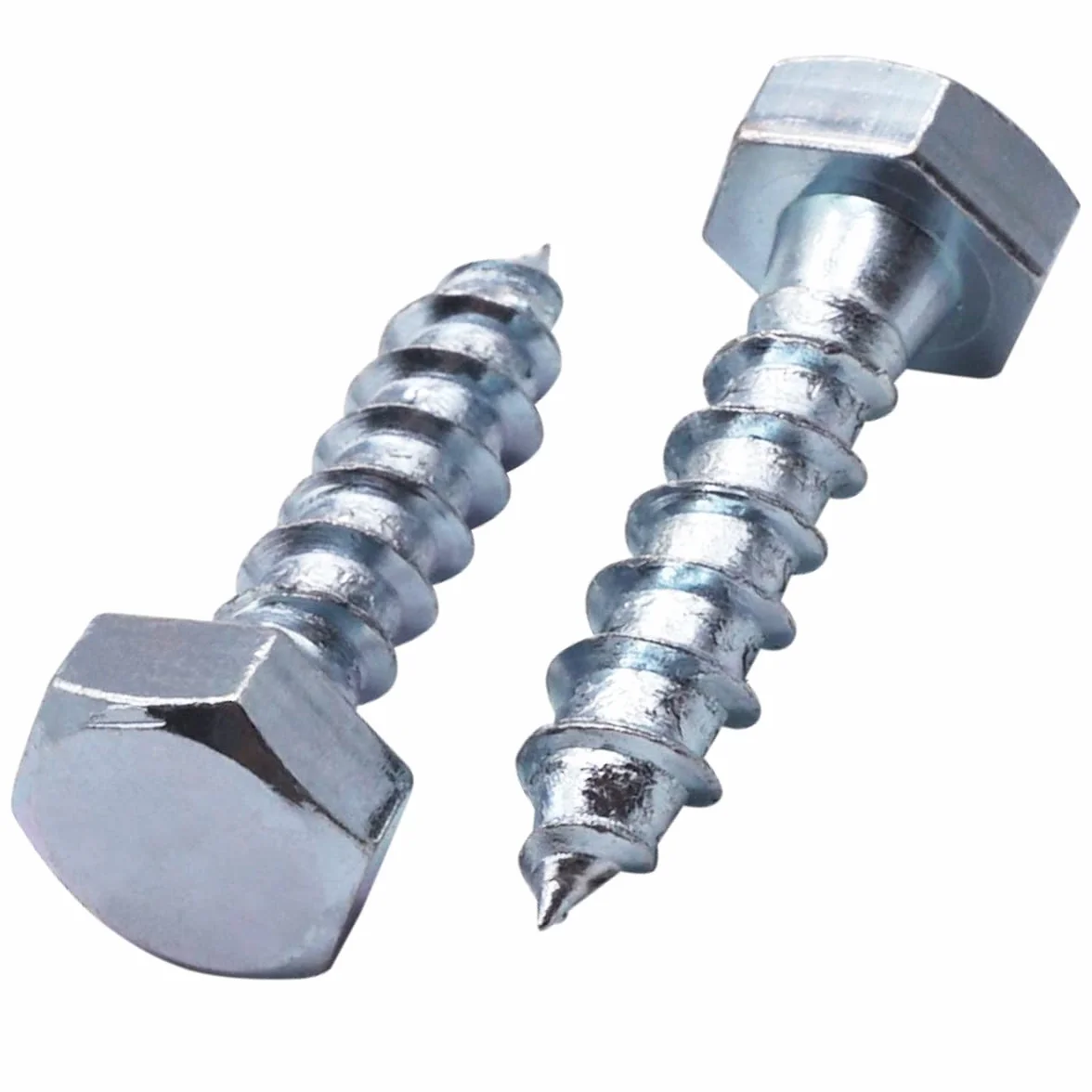 SKIR'CO (70 szt.) DIN 571 śruby do drewna z łbem sześciokątnym z łbem sześciokątnym M10 x 40 mm, śruby śrubowe, śruba sześciokątna, śruby opóźniające