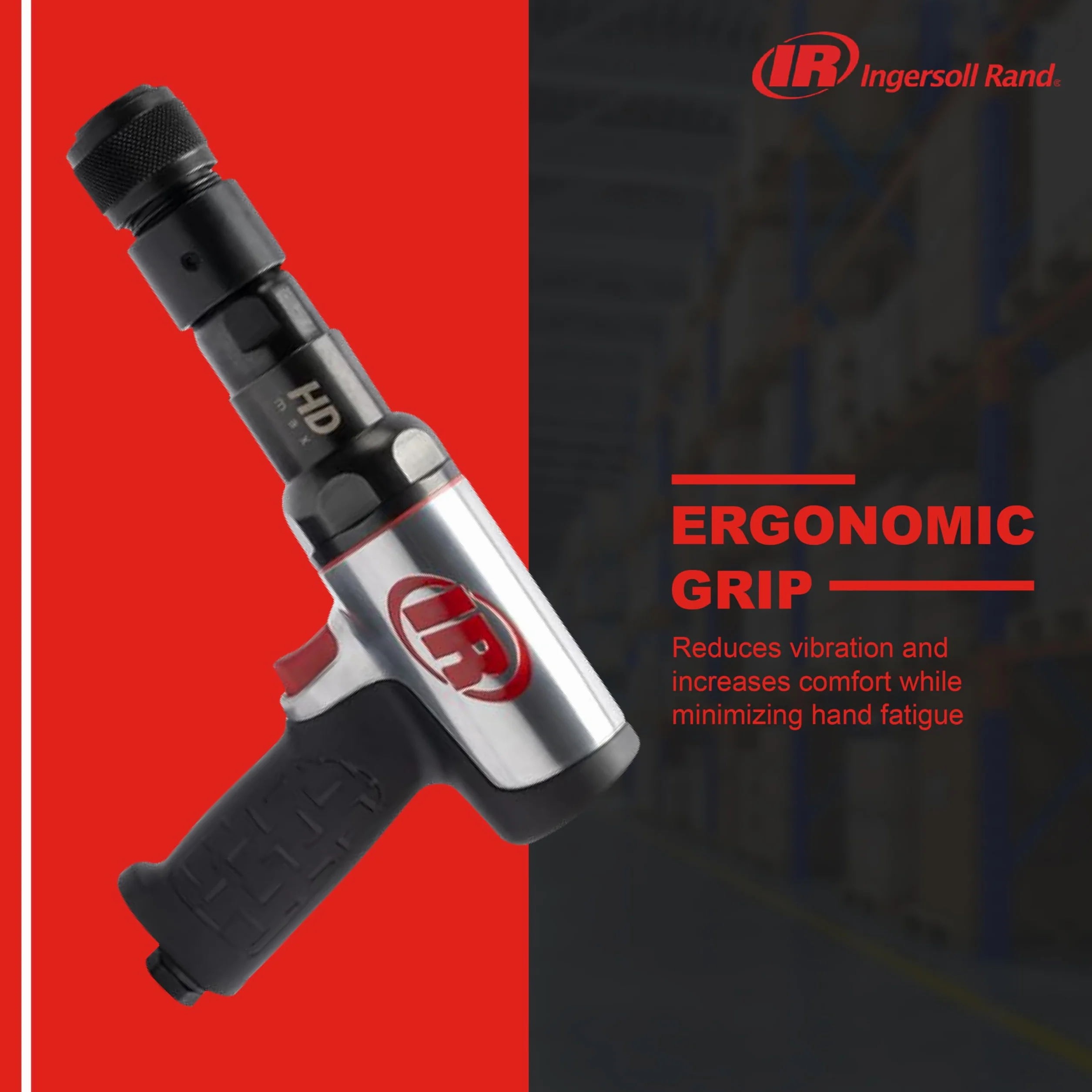 Ingersoll Rand Zestaw Młota Pneumatycznego 135MAXK - 2600 Udarów/Min, 76mm Skok, 3/4 cala, 5 Przecinaków