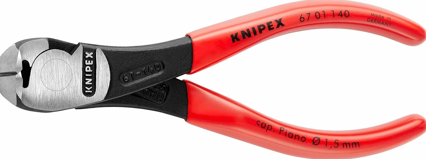 KNIPEX Szczypce tnące czołowe 140 mm 67 01 140