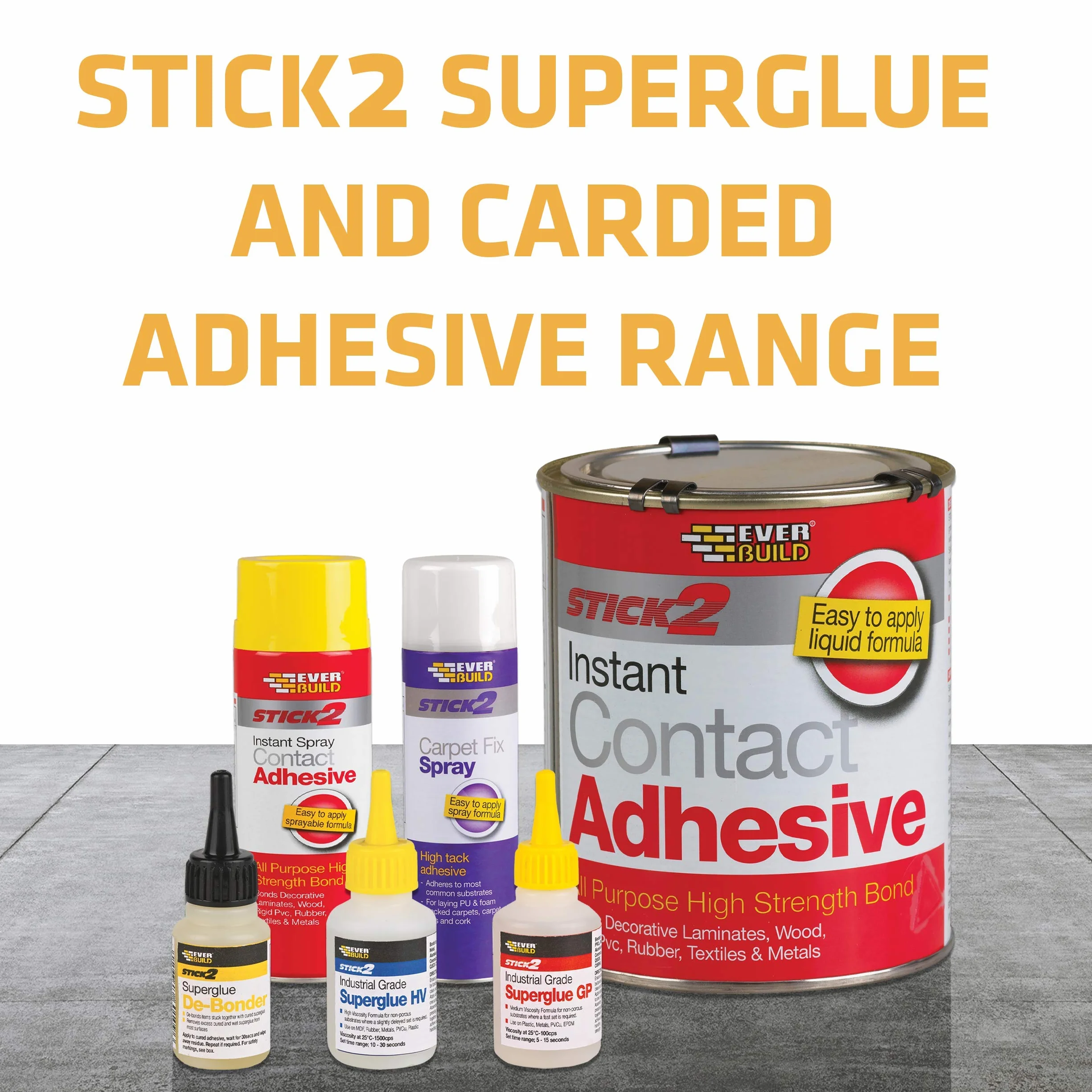 Everbuild CYN20 Stick 2 klasy przemysłowej superklej, przezroczysty, 20 g