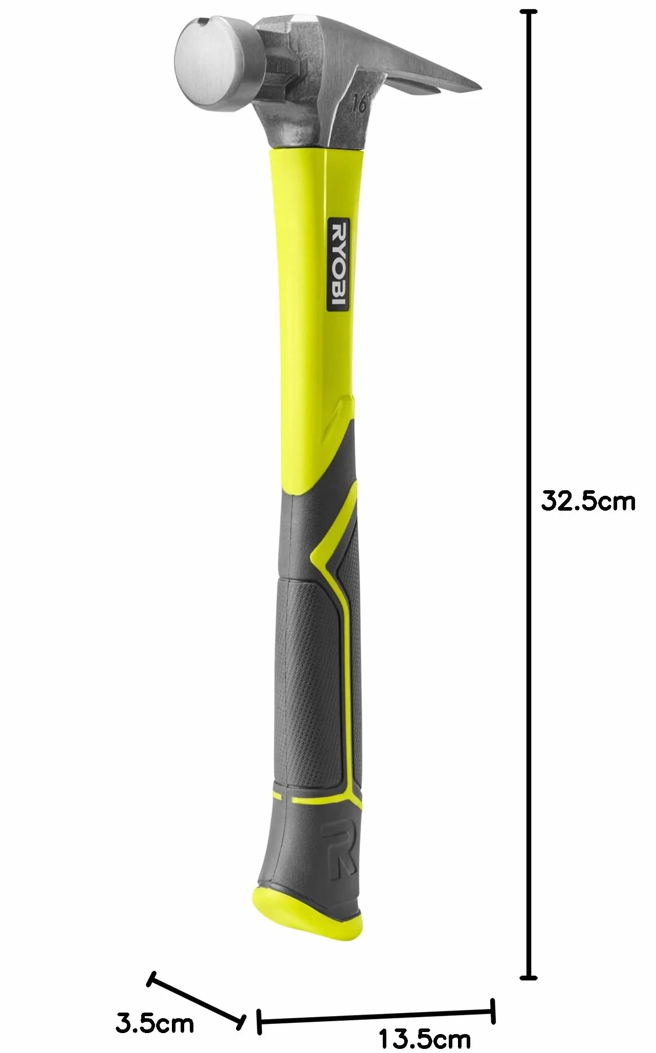 Ryobi RH16FSS Młotek Ramowy, 473 ml Zielony, Czarny