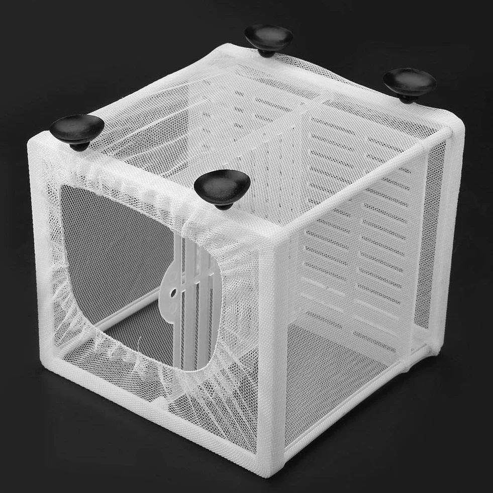 Inkubator ryb Siatka Box Akwarium Wylęgarnia Akwarium Izolacja Box Fish Farmer Box Młode ryby Wylęgarnia Inkubator z płytą izolacyjną