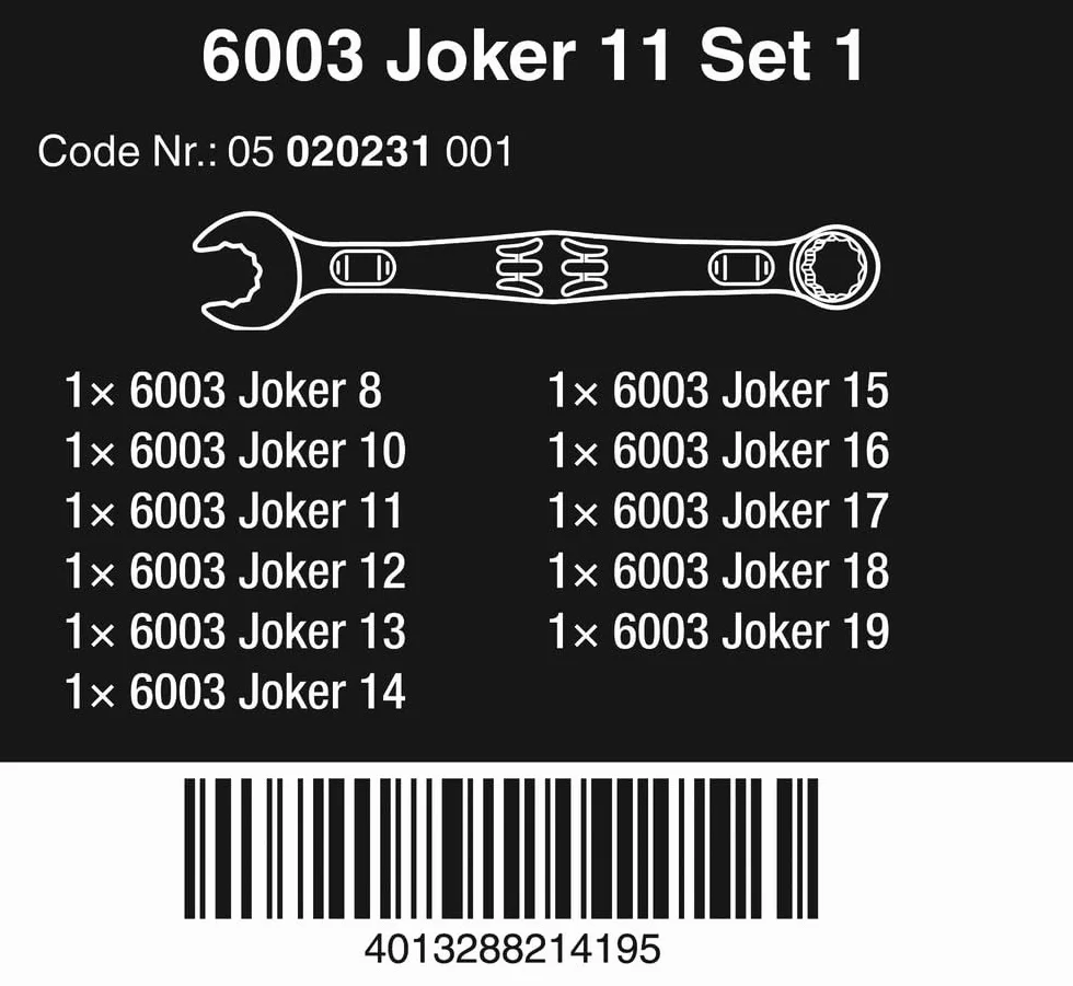 6003 Joker 11 Set 1