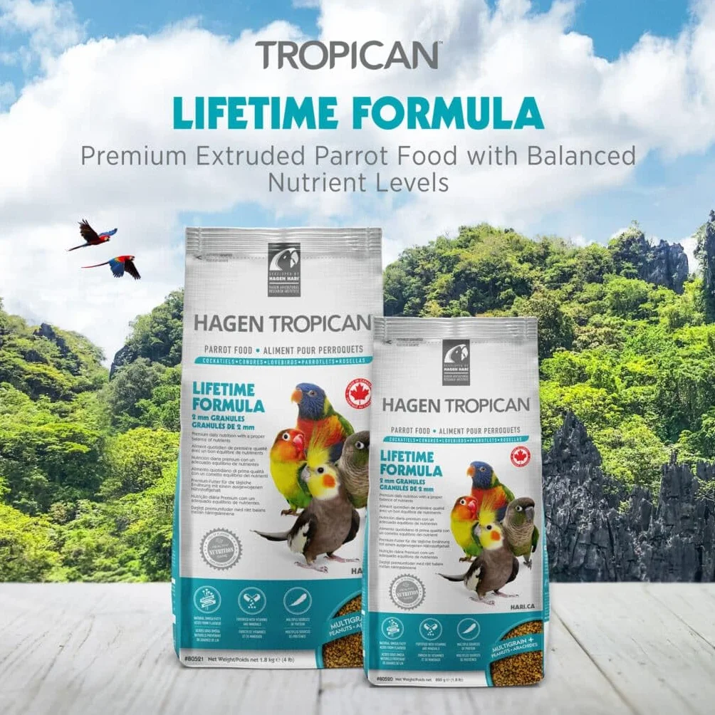 Hagen Tropican Loros Pequeños 820 g
