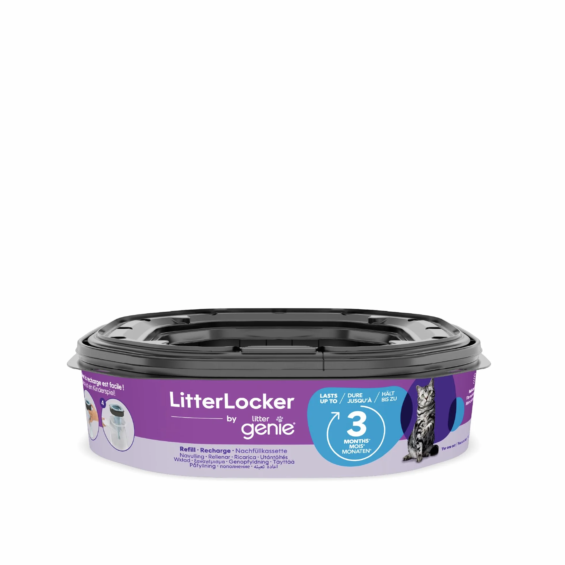 Litter Genie Litterlocker Kaseta Uzupełniająca, Liliowy, XL