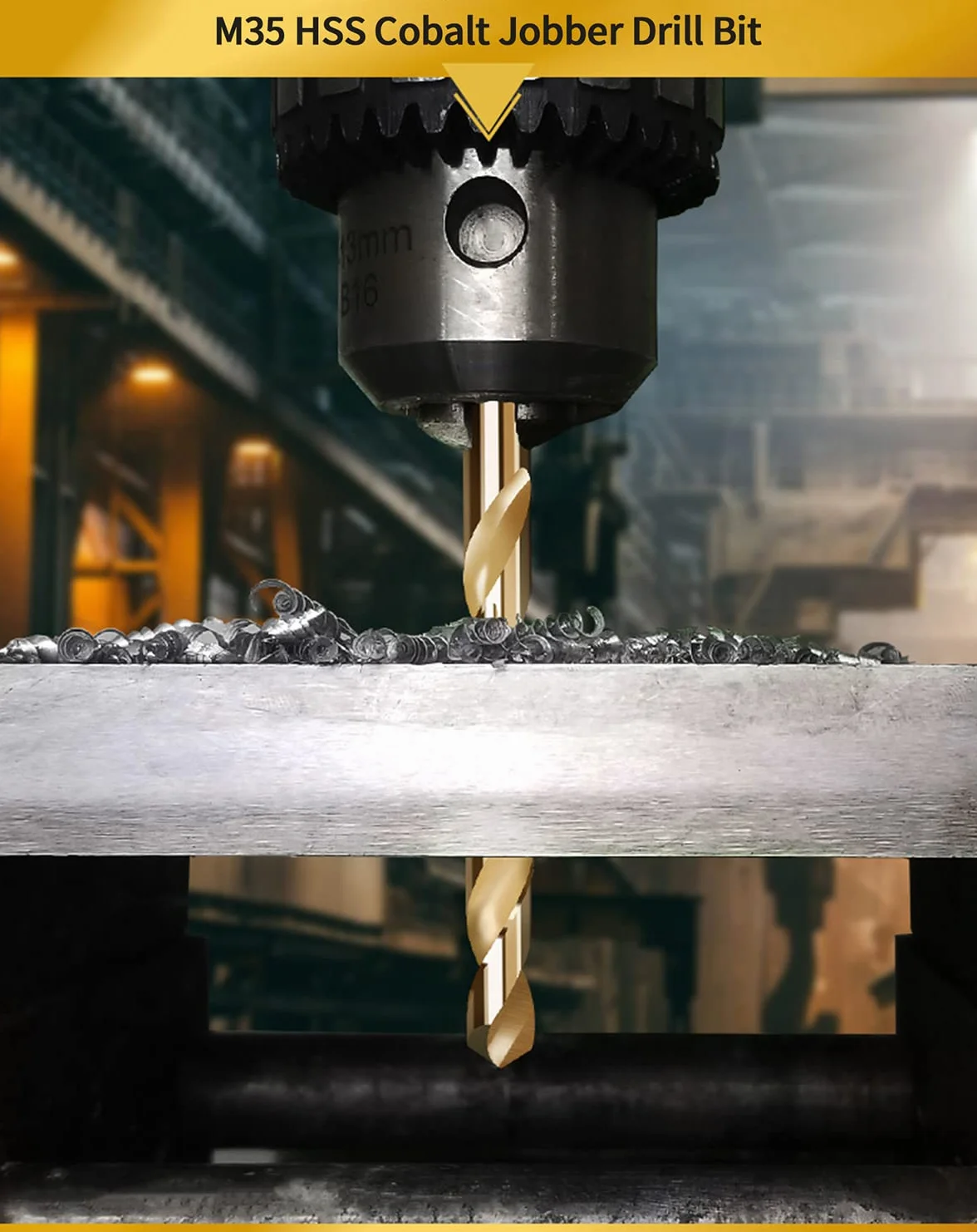 Meccion HSS wiertło do metalu kobaltowe 7,0 mm 2 szt. wiertło spiralne do stali nierdzewnej