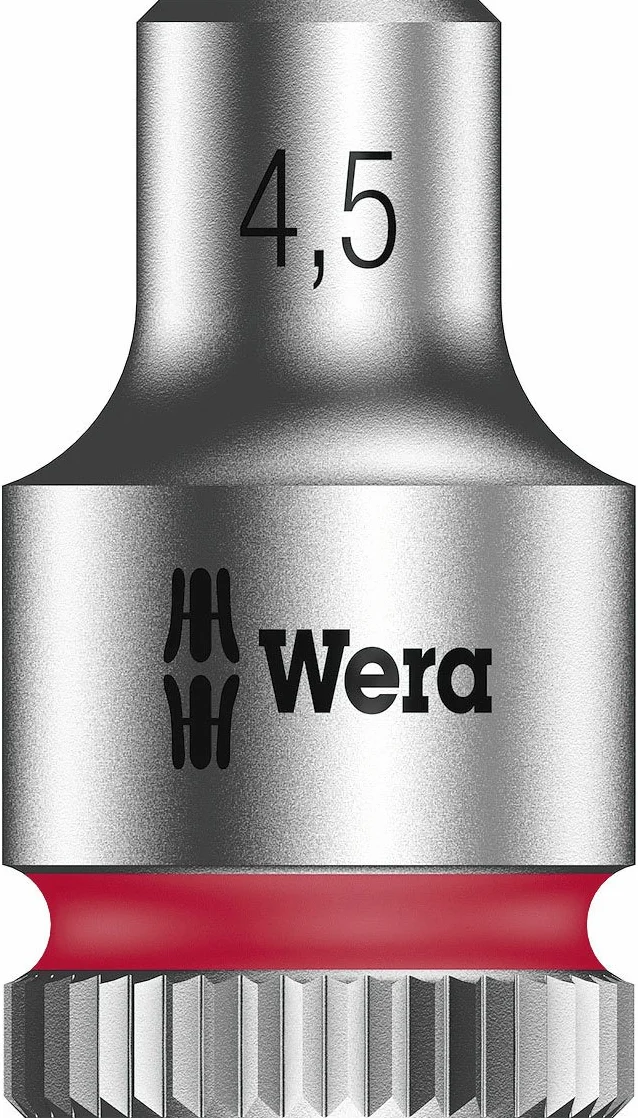 Wera 05003502001 4,5 mm 8790 HMA Gniazdo Zyklop z napędem sześciokątnym - srebrne