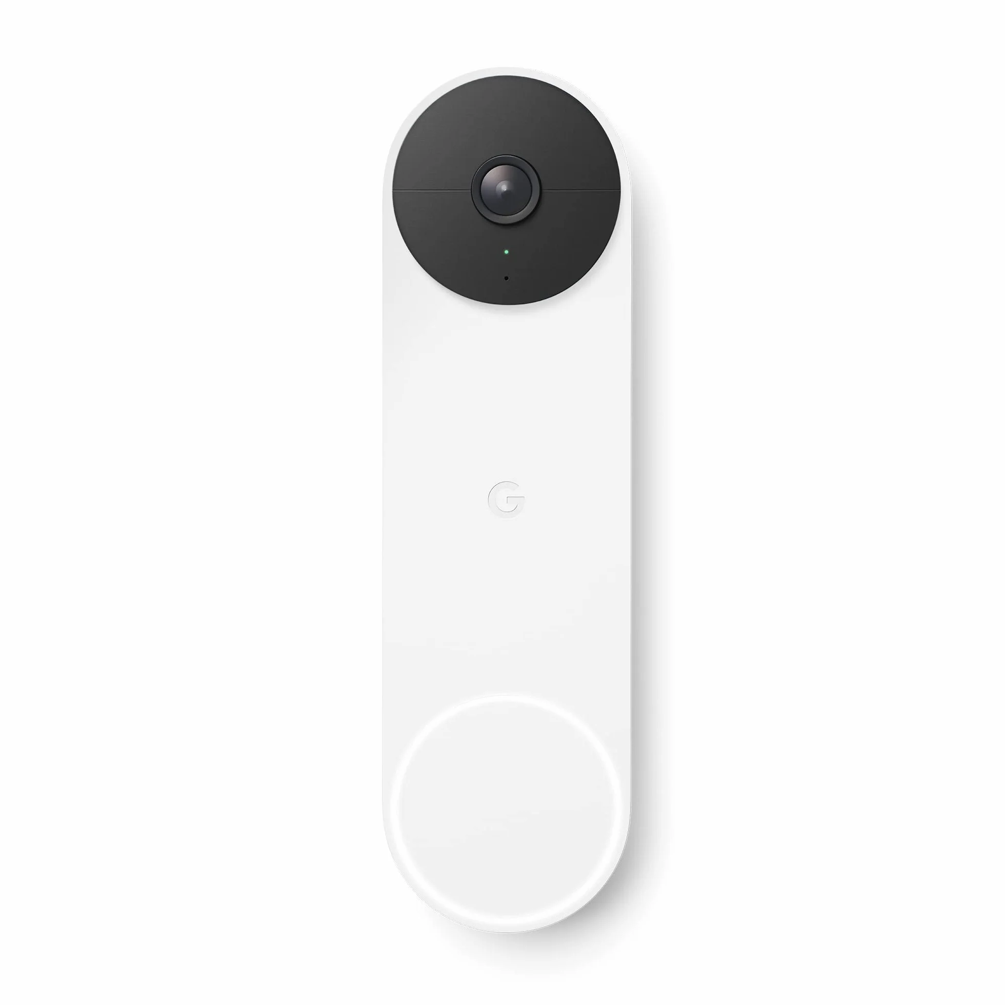 Google GWX3T Nest Doorbell - dzwonek do drzwi zasilany akumulatorem z funkcją wideo, Biały