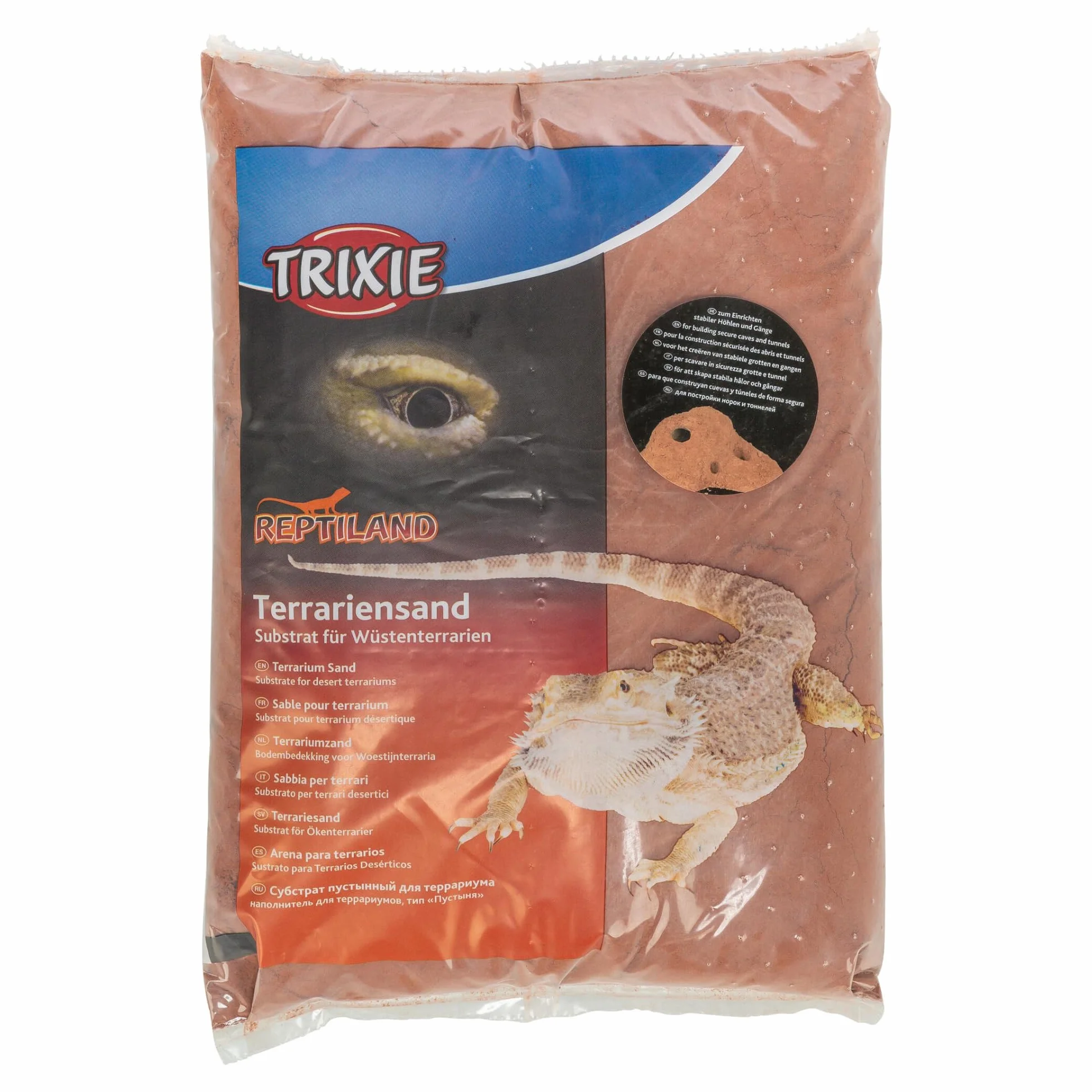Trixie 76133 jaskinia piasek do terrariów, 5 kg, ciemnoczerwony