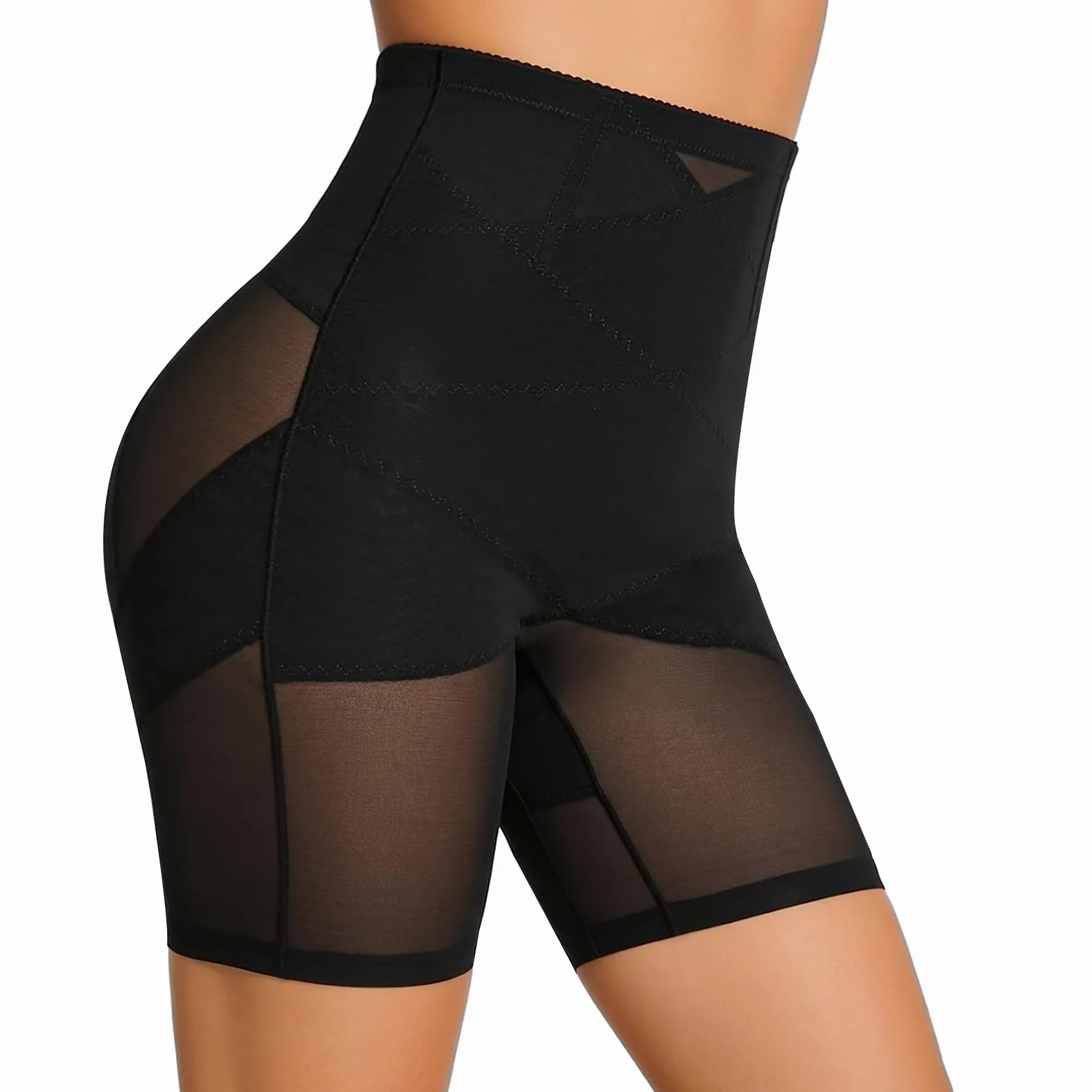 Bielizna modelująca damska bielizna modelująca z wysoką talią, oddychające krzyżowe style, niewidoczne modelujące wyszczuplające brzuch i pośladki