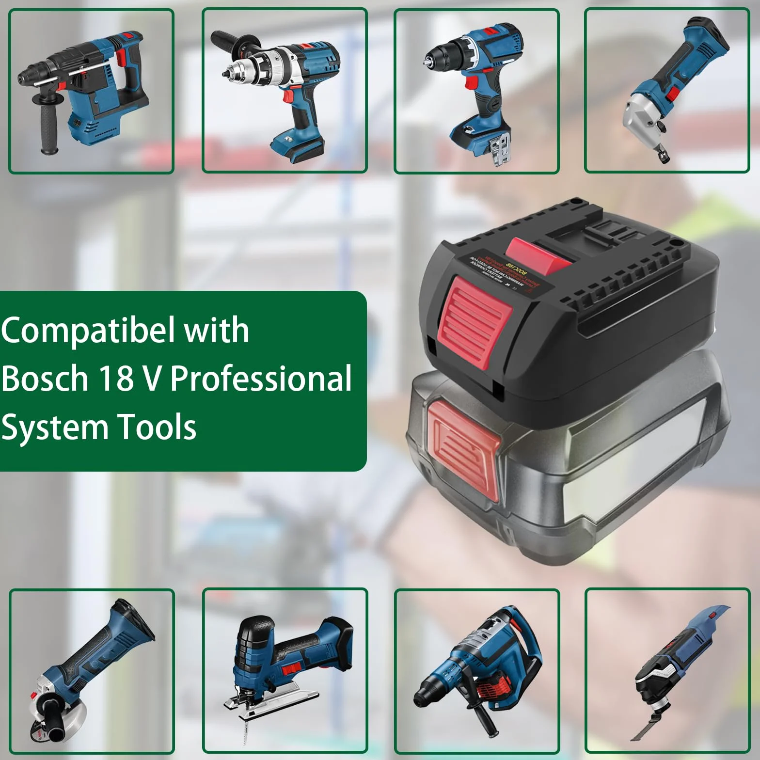 Adapter akumulatora Bosch 18 V TPDL BOSC18B do elektronarzędzi GBA