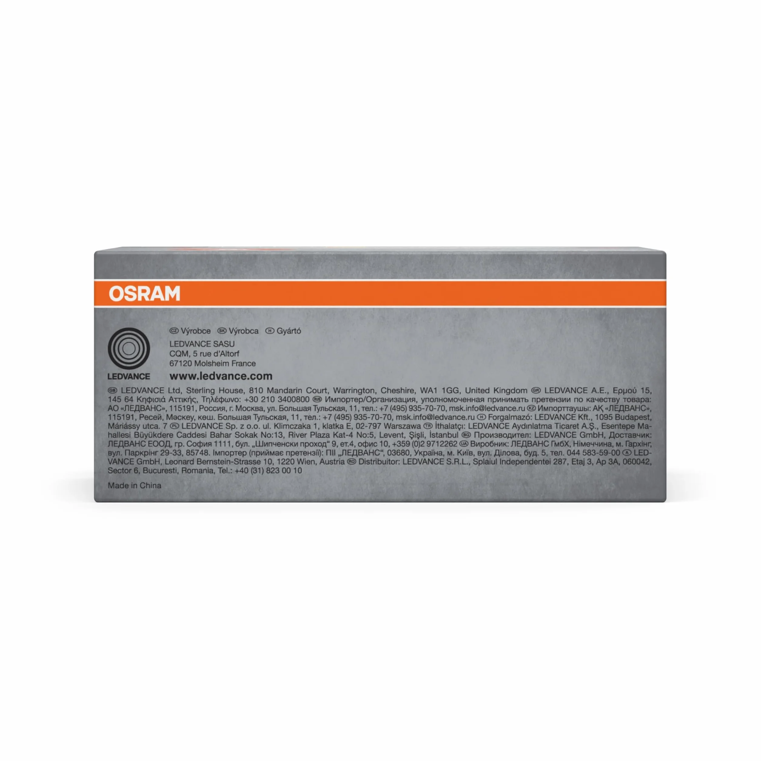 OSRAM Downlight Slim 120mm, wpuszczana lampa LED, 8W, 3000K ciepła biel, 550 lumenów, płaska konstrukcja, IP20, łatwa instalacja w salonach i korytarzach