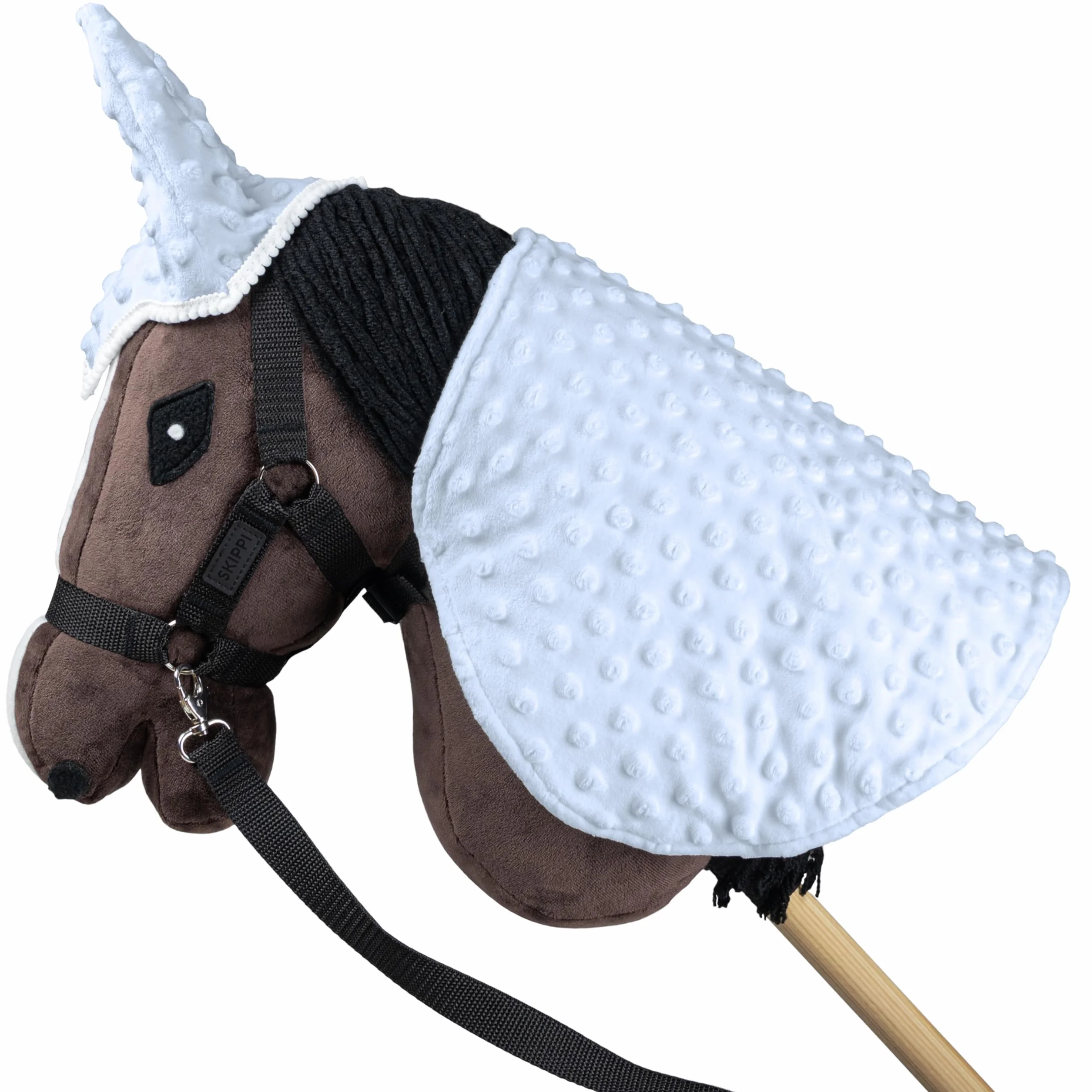 SKIPPI Derka i Nauszniki dla Hobby Horse - Błękitna, Hobby Horse Akcesoria