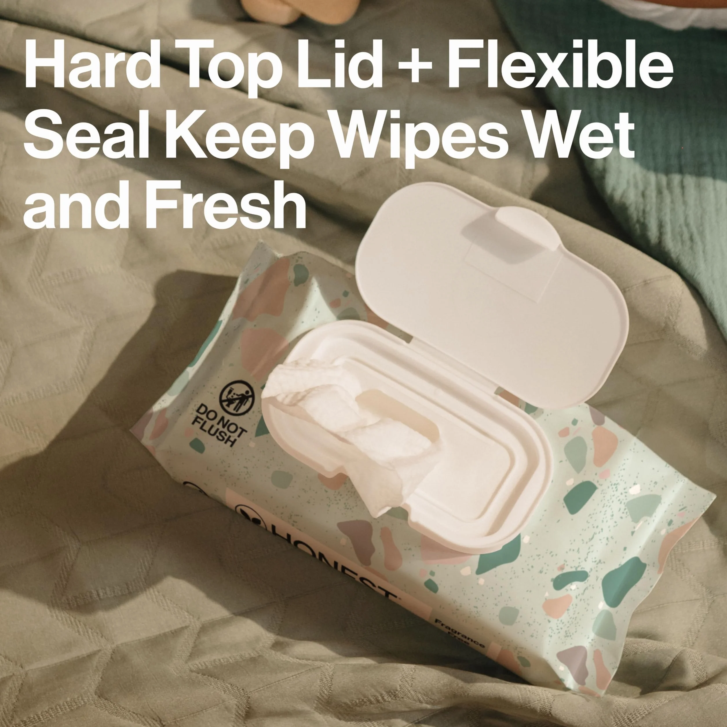 Honest Company All Natural Cloth Baby Wipes (288 Count Total) by Honest