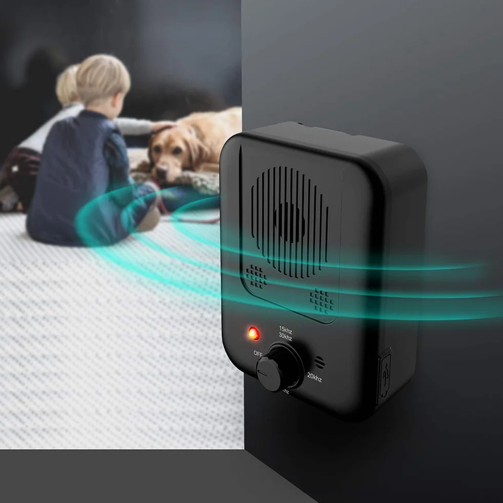 NogrAx Sonic Anti Barking Device: Ultradźwiękowy korek do kory dla odstraszających psów - Ogrody zewnętrzne Trening korektora zwierząt domowych i odstraszacz zachowań