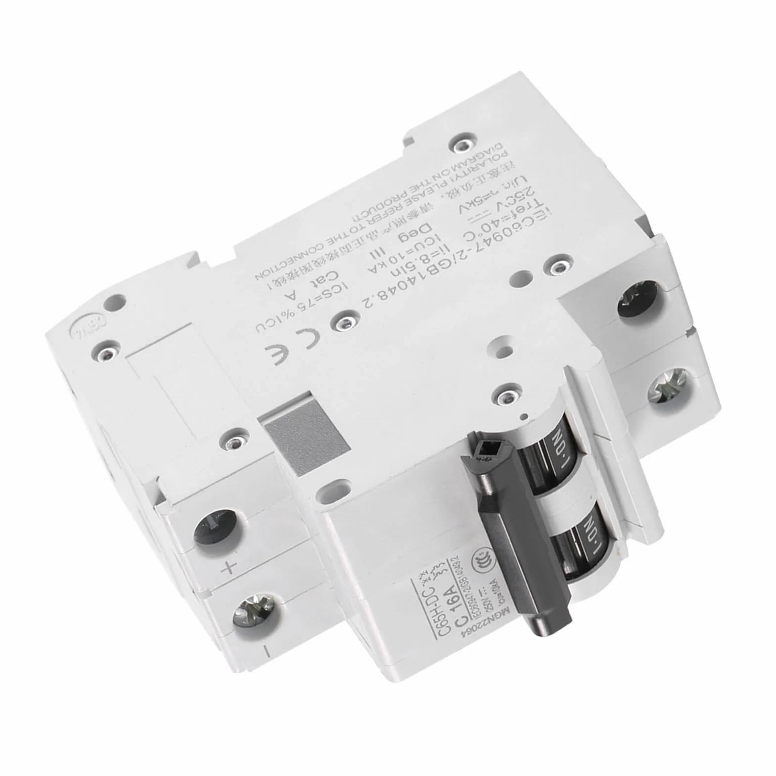 250V DC 2P Niederspannungs-Miniatur-Leistungsschalter Solar Energy Switch 16A / 32A / 63A(16A)
