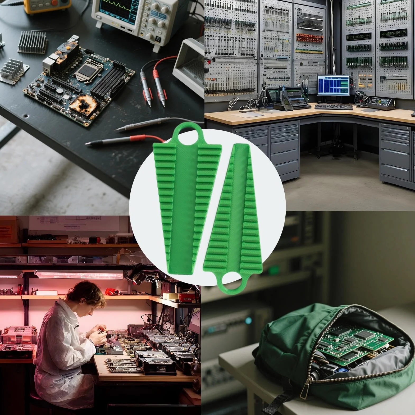 Elektroniczne narzędzie do gięcia przewodów rezystorowych, antypoślizgowe, precyzyjne