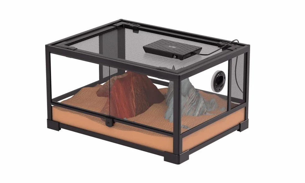 Hobby Heat Up Fan 30 W I terrarium terrarium terrarium, równomierne ciepło i cyrkulacja powietrza dla gadów, energooszczędne ogrzewanie terrariów z wentylatorem, bezpieczny system ogrzewania dla