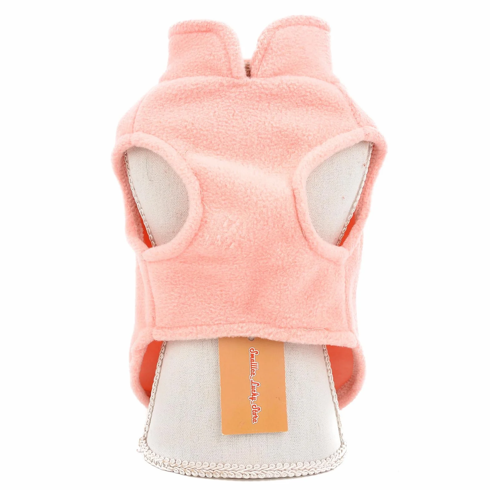SMALLLEE_LUCKY_STORE Jednolity kolor szczeniak kamizelka polarowa sweter sweter ze smyczą pierścień dla małego psa kota chłopca dziewczyny yorkie chihuahua kotek ciepłe jesienne zimowe ubrania,