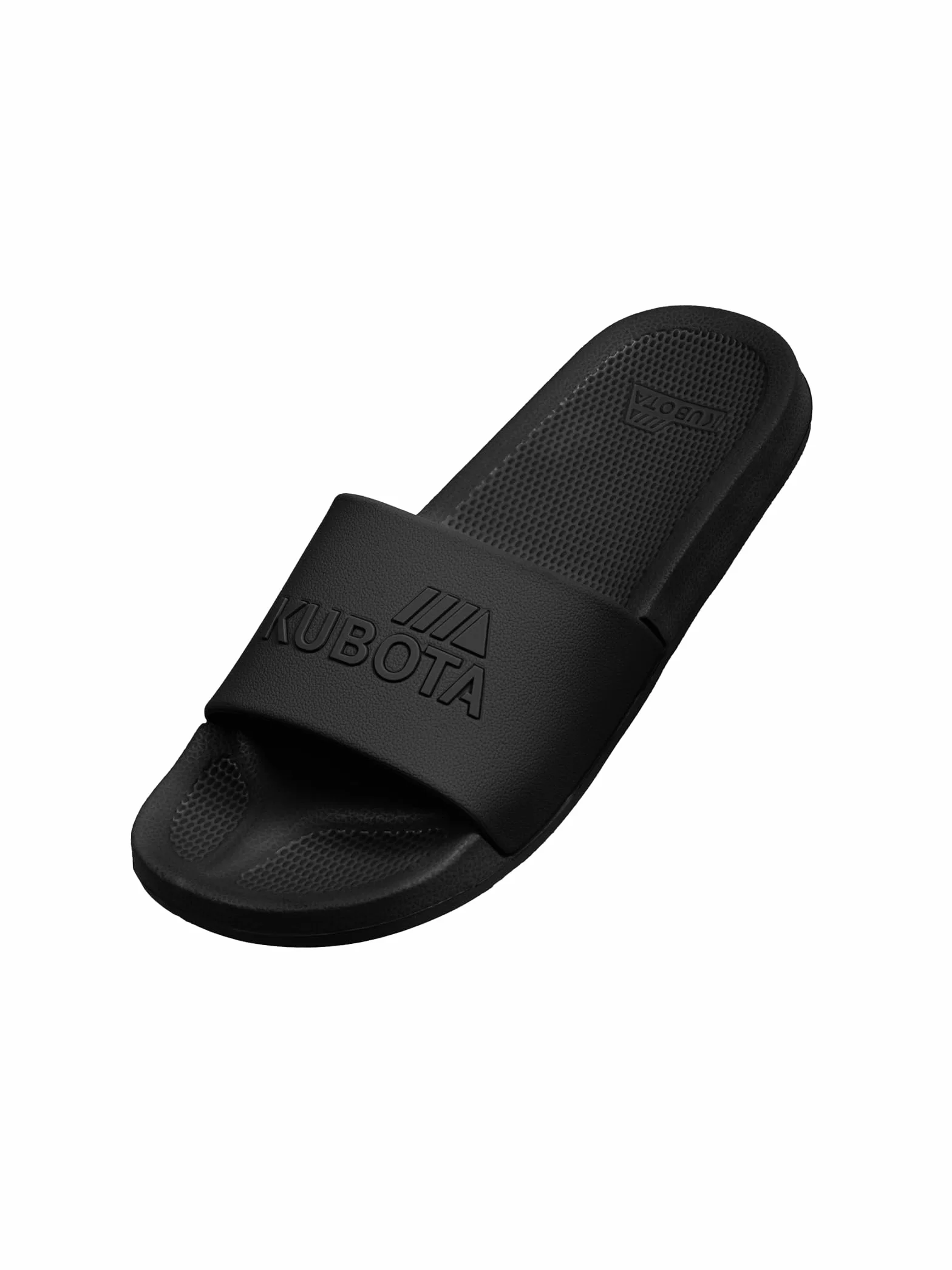 Kubota Klapki Basenowe Meskie - Klapki Kubota Basic - Klapki Sportowe Antypoślizgowe Gumowe Na Basen - Czarne 42
