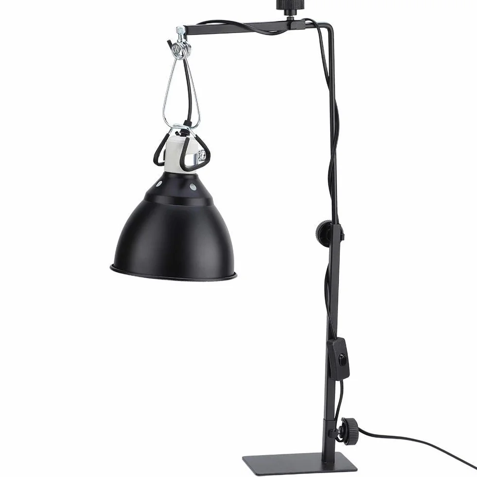 Stojak na lampę z gadami, regulowana wysokość metalowy uchwyt lampy płazy wąż jaszczurka żółw pająk terrarium lampa ciepła wieszak wspornik lampy podłogowej stojak