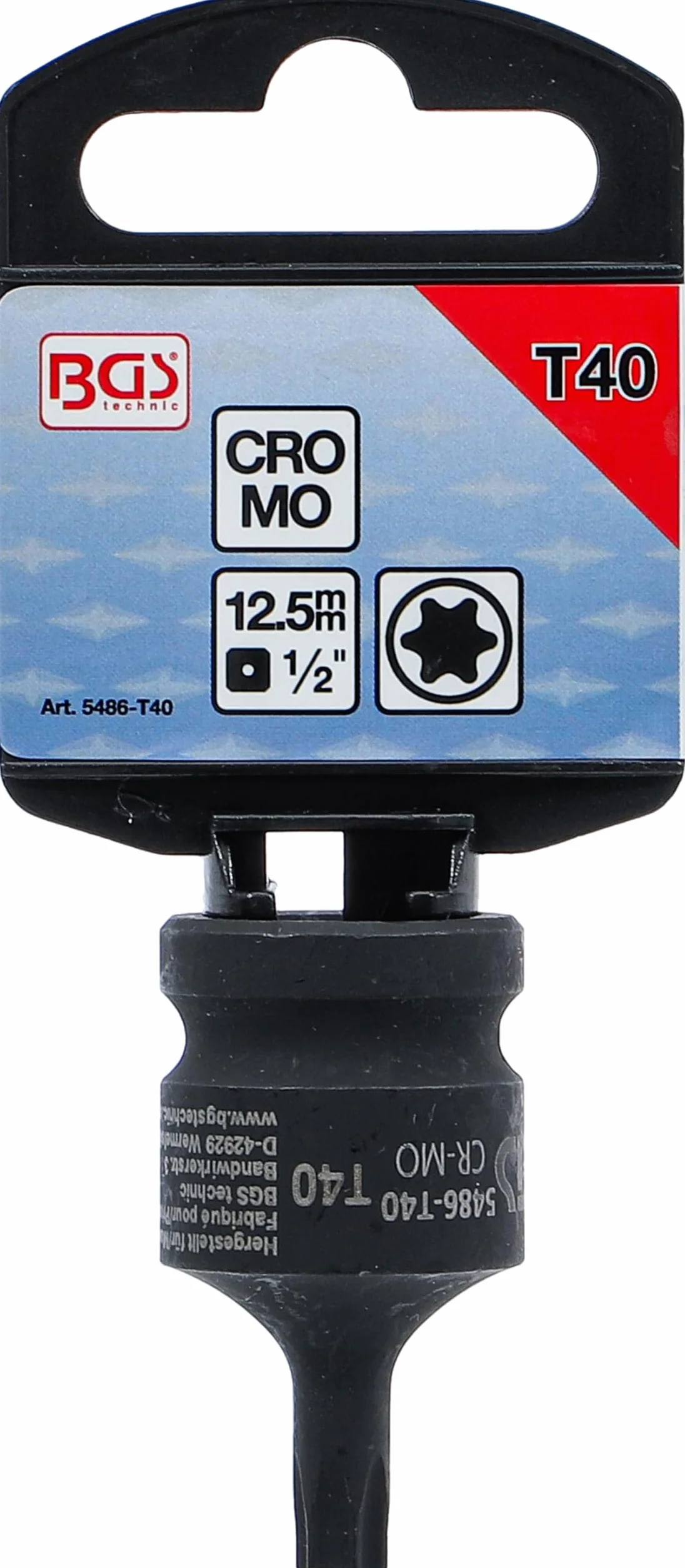 Nasadka udarowa do bitów T40 12,5 mm (1/2") 42 mm BGS 5486-T40