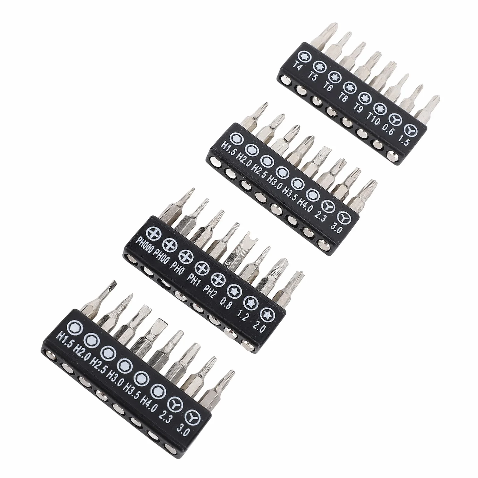 Elektryczny Mini śrubokręt, światło 3 Tryby Działania śrubokręta Elektrycznego 32 w 1 -bitowym Metalowym Metalowym do Naprawy Telefonu (Genericqkxtei6f4o-11)