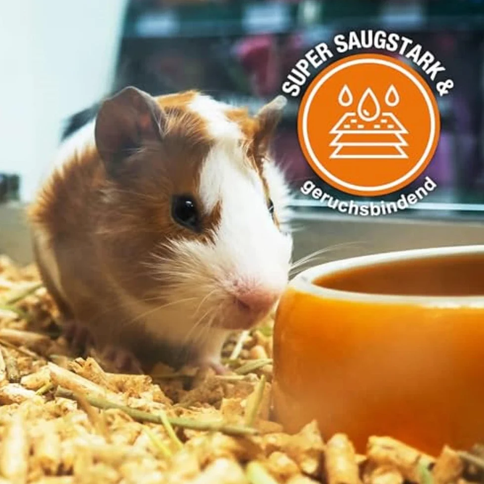 Anibest Granulki dla małych zwierząt 100% naturalne podściółki dla królików chomików świnek morskich pellet drzewny 11 kg