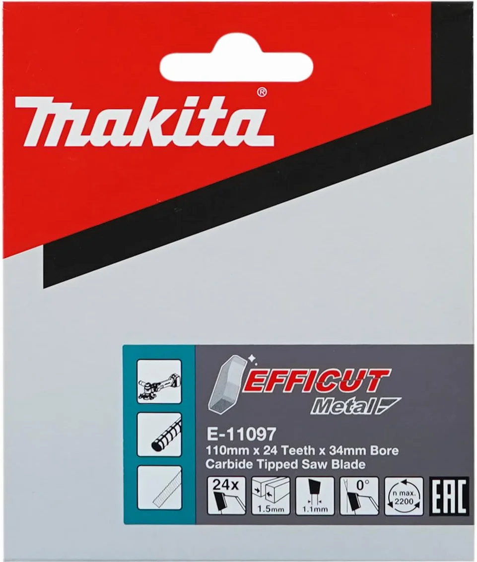 Makita E-11097 Tct Brzeszczot do Piły Efficut 110 x 24T