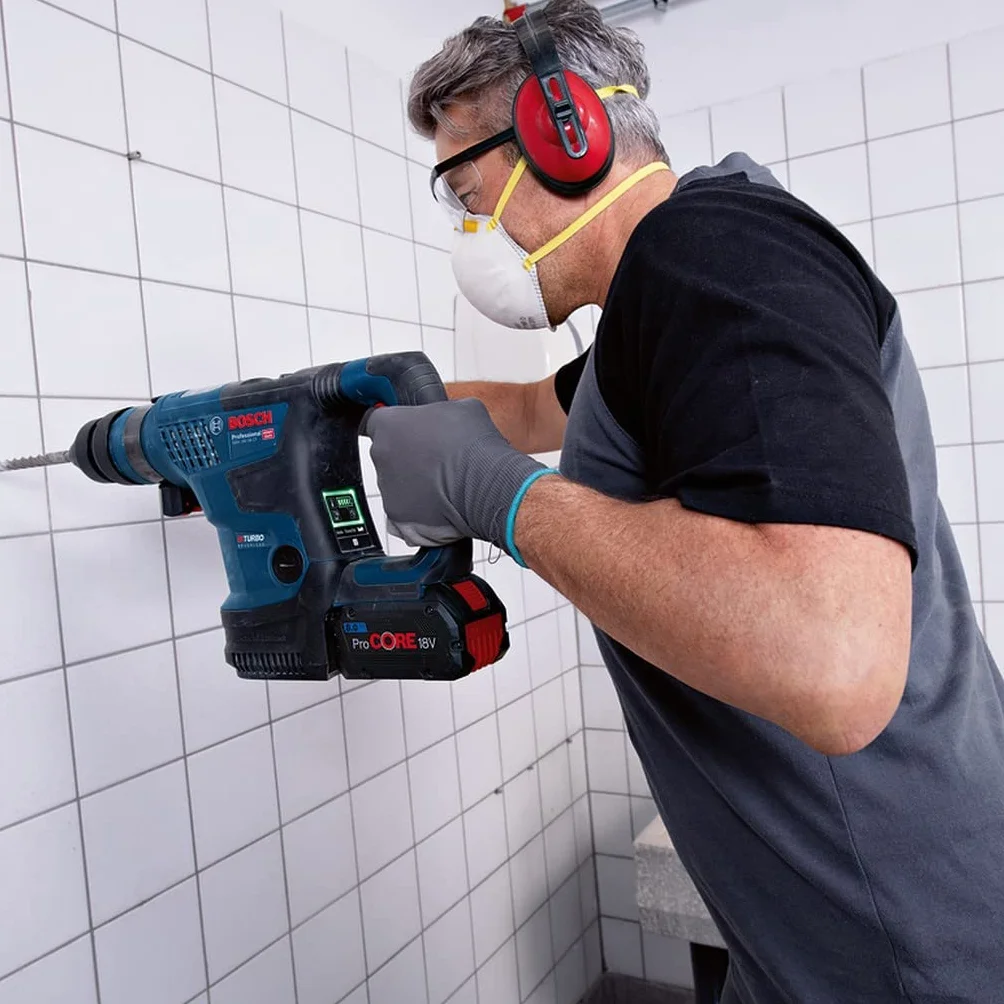 Bosch Professional GBH 18V-34 CF Akumulatorowy młot udarowo-obrotowy BITURBO SDS plus 5,8 J Bluetooth